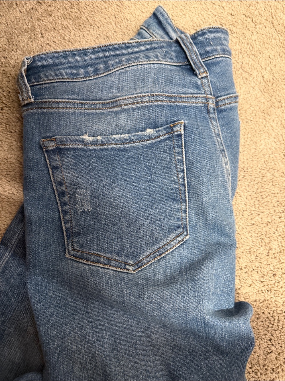 Flying Monkey Light Blue Distressed Straight Jeans - Picture 3 of 4
